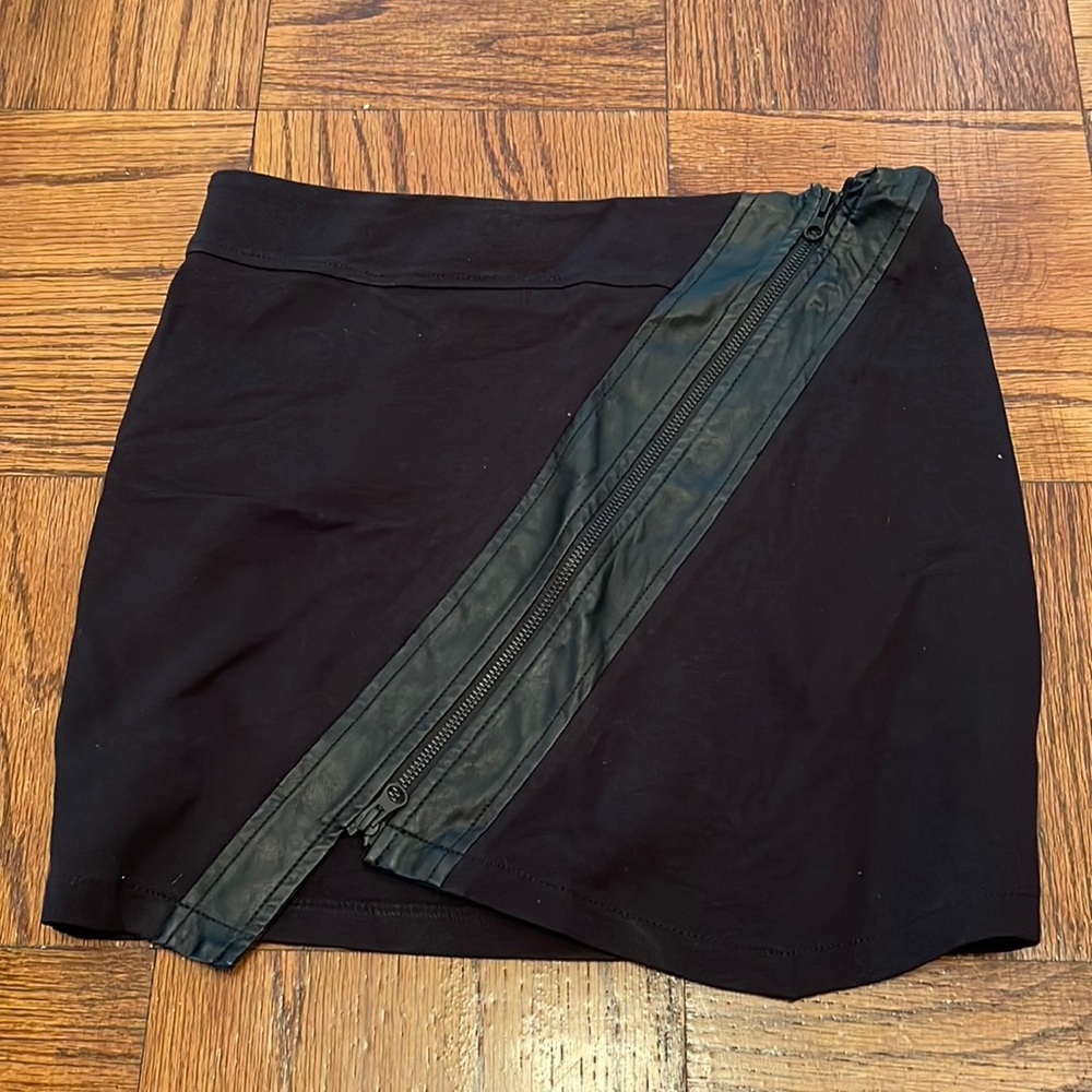 Guess Faux Leather Mini Skirt